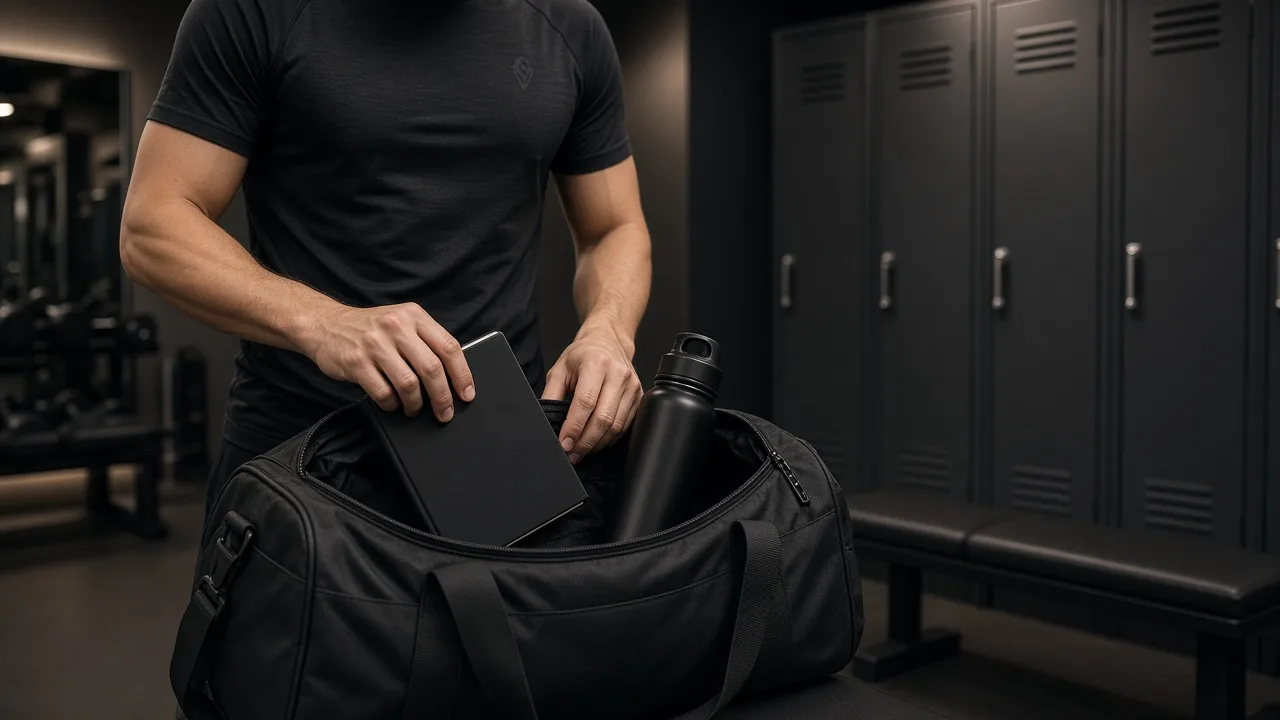 Pure PRFM performance gear — journal, bottle, bands, and training tools