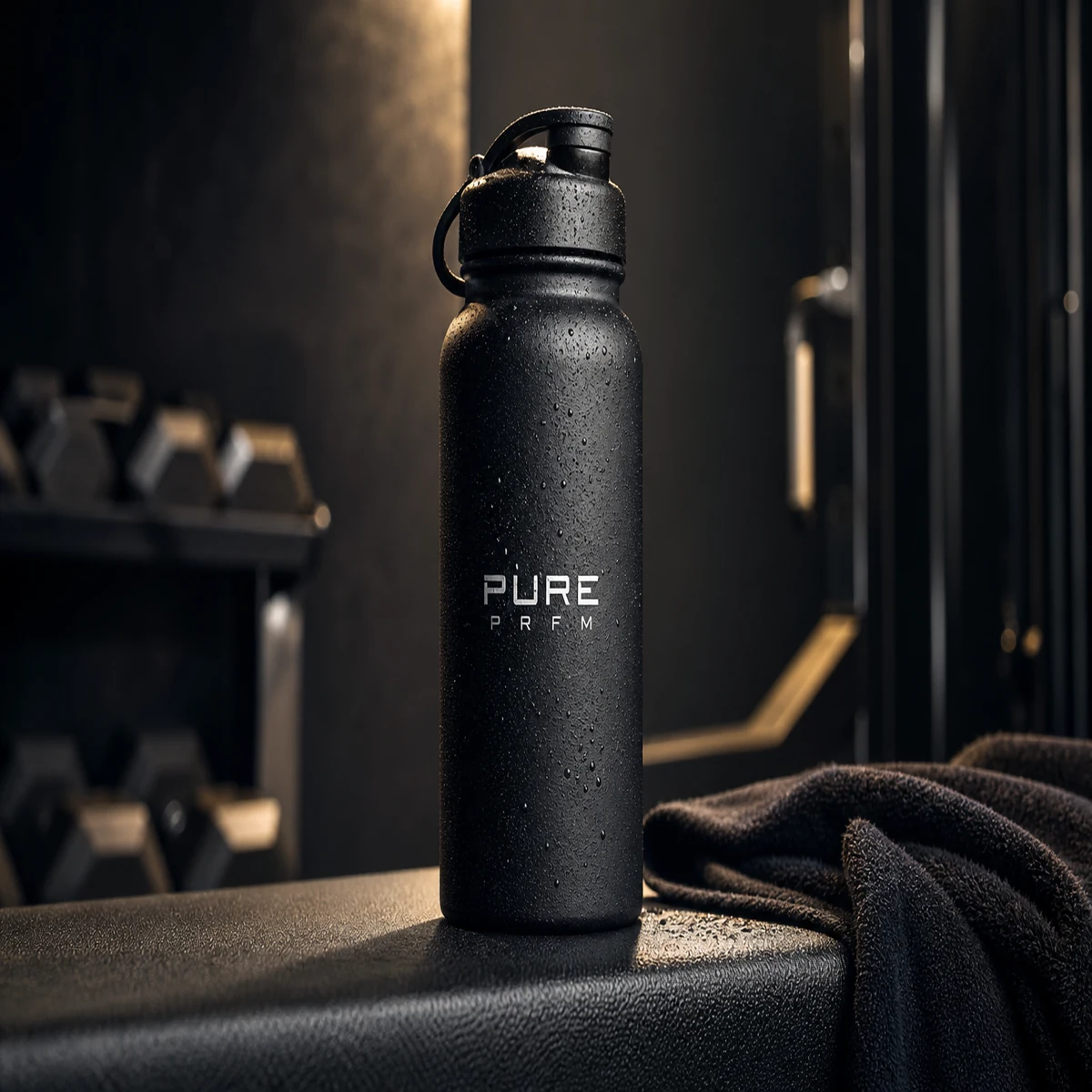 Matte Black Hydration Bottle